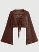Легкий кардиган Shein rz2306167214947991 XS коричневый (100007856) - изображение 1