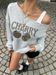 Свитшот Shein sz25090971613371321 S серый (100008007) - изображение 6