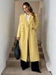 Тренч Shein sz25072994452942655 XL жовтий (100008441) - зображення 3
