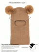 Шапка Shein sk2412187962486186 3-8 лет бежевая (100007451) - изображение 3