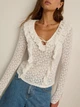 Топ Shein sz25052236702333332 XL белый (100008016) - изображение 6