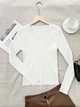 В’язаний светр Shein sz2408244348221220 M білий (100007523) - зображення 6