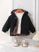 Куртка Shein sa25073141202042123 80 см черная (100008099) - изображение 1