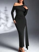 Платье Shein sz25021865525984445 XS черное (100012770) - изображение 4