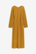 Сукня у рубчик H&M 1201625002c61 M гірчичне (100009447) - зображення 1