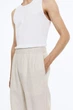 Штани з льону H&M 1035679004c61 S бежеві (100009485) - зображення 2