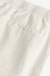 Штани з льону H&M 1035679004c61 S бежеві (100009485) - зображення 7