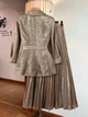 Костюм (пиджак + юбка) Shein sz2410210501429929 L золотой (100007897) - изображение 2