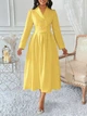 Комплект (піджак + спідниця) Shein sz25021143144606027 M жовтий (100008324) - зображення 6