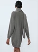 Светр-сукня Shein sz2410187491990717 XL сіра (100008013) - зображення 3