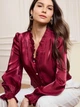 Блузка Shein sz25072104700247843 S красная (100007828) - изображение 6