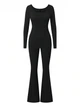 Комбінезон з вирізом Shein sz2409260397205798 XS чорний (100007422) - зображення 3