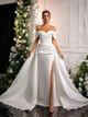 Весільна сукня Shein sz2411112978699959 L біла (100007526) - зображення 1