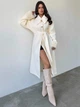 Пальто Shein sz25062647242356332 XS біле (100008339) - зображення 1