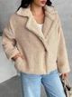 Пальто тедди Shein sz25071131667666653 L бежеве (100007917) - зображення 1