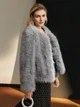 Еко шубка Shein sz2405222232644430 M сіра (100007513) - зображення 7