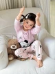 Пижама (лонгслив + штаны) Shein sk25080587377884304 122 см комбинированные (100008577) - изображение 3