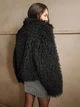 Шуба-тедди Shein sz2404209930099999 XS черная (100008045) - изображение 2