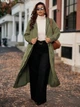 Куртка Shein sz25062719121041174 3XL зеленая (100007926) - изображение 6