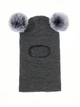 Шапка Shein sk2412187962486757 3-8 лет серая (100007512) - изображение 2
