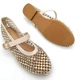 Балетки женские Ideal shoes 39 24,5 см бежевые 16 - изображение 6