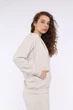 Толстовка на блискавці жіноча XL колір молочний YUKI ЦБ-00290002 - зображення 4