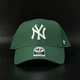 Зелена кепка 47 Brand New York Yankees MVP Cap B-MVPSP17WBP-DG - зображення 2