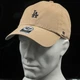 Бежевая кепка 47 Brand Los Angeles Dodgers CLEAN UP B-BSRNR12GWS-KHB - изображение 3