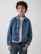 Джинсовая куртка GAP на молнии 1159859231 (Синий XL) на рост 150 см - изображение 1
