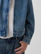 Джинсовая куртка GAP на молнии 1159859231 (Синий XL) на рост 150 см - изображение 3
