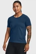Жіноча темно-синя футболка Meridian SS Under Armour S 1379155-426 - зображення 1