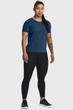 Жіноча темно-синя футболка Meridian SS Under Armour S 1379155-426 - зображення 2