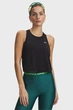 Майка жіноча чорна Tech Sport Mesh Crop Tank Under Armour SM 6011229-001 - зображення 1