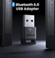Адаптер для ПК UGREEN CM748 під керуванням Windows 11/10/8.1 Bluetooth 6.0 приймач та передавач для клавіатури/миші Black (75073) - зображення 13