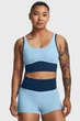 Жіночий блакитний топ Meridian Fitted Crop Tank Under Armour XS 1379153-490 - изображение 1