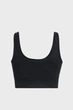 Жіночий чорний топ Meridian Fitted Crop Tank Under Armour XS 1379153-001 - изображение 6