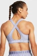 Жіночий бузковий топ Crossback Mid Bra Under Armour LG 1361034-539 - изображение 4