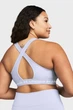 Жіночий бузковий топ Crossback Mid Bra Under Armour LG 1361034-539 - изображение 6