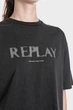 Жіноча чорна футболка Replay XS W3410 .000.22658M - изображение 3