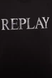Жіноча чорна футболка Replay XS W3379B.000.20994 - изображение 4