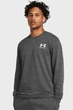 Чоловічий темно-сірий світшот UA Rival Terry LC Crew Under Armour S 1370404-025 - изображение 1
