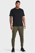 Чоловічі зелені спортивні штани UA Rival Terry Jogger Under Armour SM 1380843-390 - изображение 2