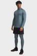 Чоловічі бірюзові термобрюки Cold Weather Grid Legging Under Armour S 6007128-587 - зображення 2