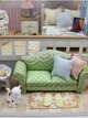 3D Конструктор Румбокс Уютный дом с подсветкой Миниатюрный кукольный домик для сборки Roombox с куполом от пыли Интерьерный конструктор DIY HOUSE BookNook - изображение 7