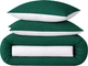 Комплект постельного белья Mirson Ranforce Elite Green Diego (11-2107 + 18-0130) 143х210 (2200004667744) - изображение 1