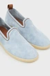 Жіночі блакитні замшеві сліпони Melissa PRPY 38 PRSLT1444W - зображення 2