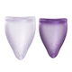 Набор менструальных чаш Fun Factory FUN CUP EXPLORE KIT, 2 шт, Multicolored Violet, объемы 20 и 30 мл - изображение 1