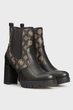 Жіночі чорні шкіряні ботильйони SABINA brown Guess 36 FL7SABLEA10 - зображення 3