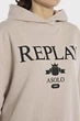 Жіноче бежеве худі Replay XS W3100B.000.23650P - изображение 3
