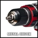 Шуруповерт Einhell tp-cd 18/80 Li-i bl - Solo, pxc 18в, 80Нм (без акб и зу) (4514305) - изображение 7